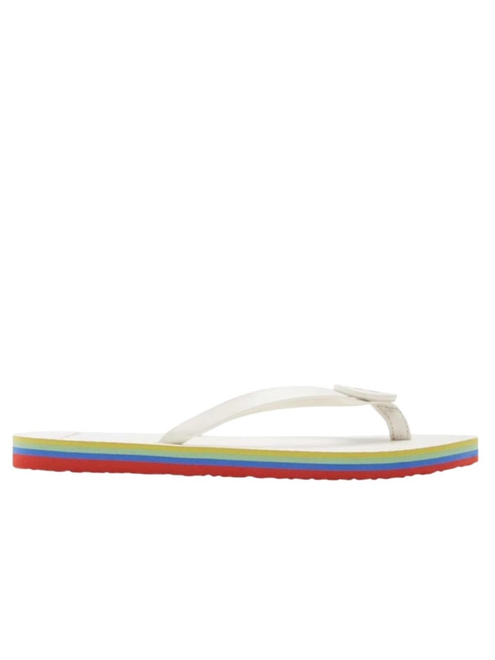 🦋 Tory Burch Minnie Flip Flop - Ivory Multi 7 🦋 - Picture 5 of 9
